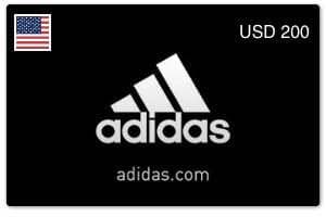 Adidas Gift Card USD 200 (US) product image